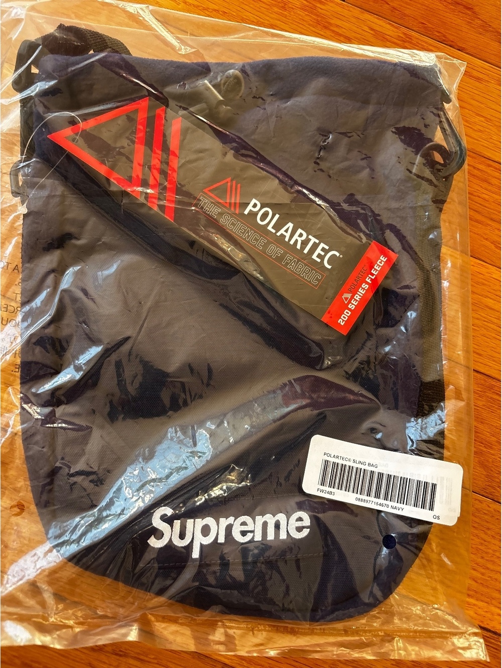Supreme Polartec Sling Bag Navy OS - Fall/Winter 2024